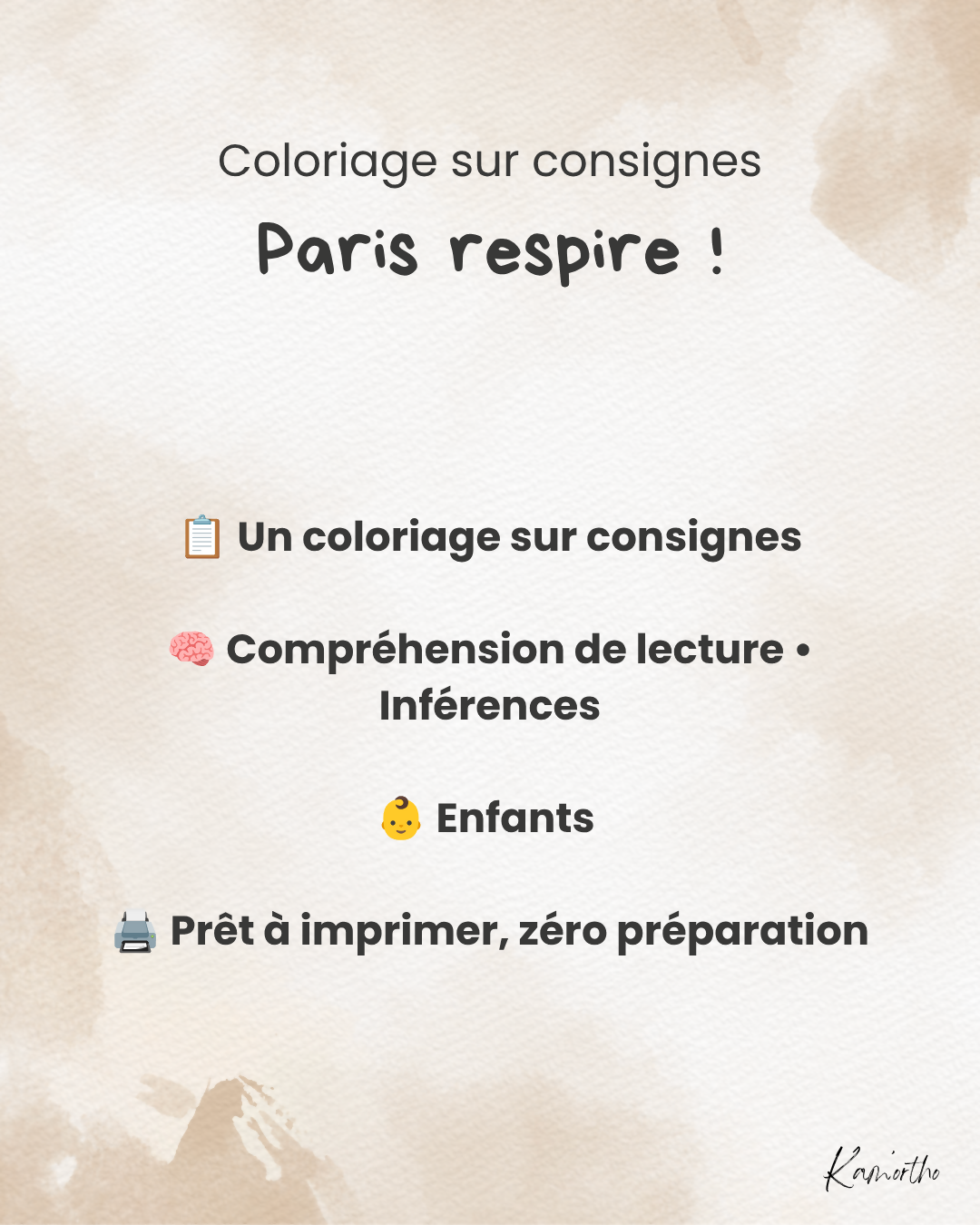 Coloriage - Paris Respire !