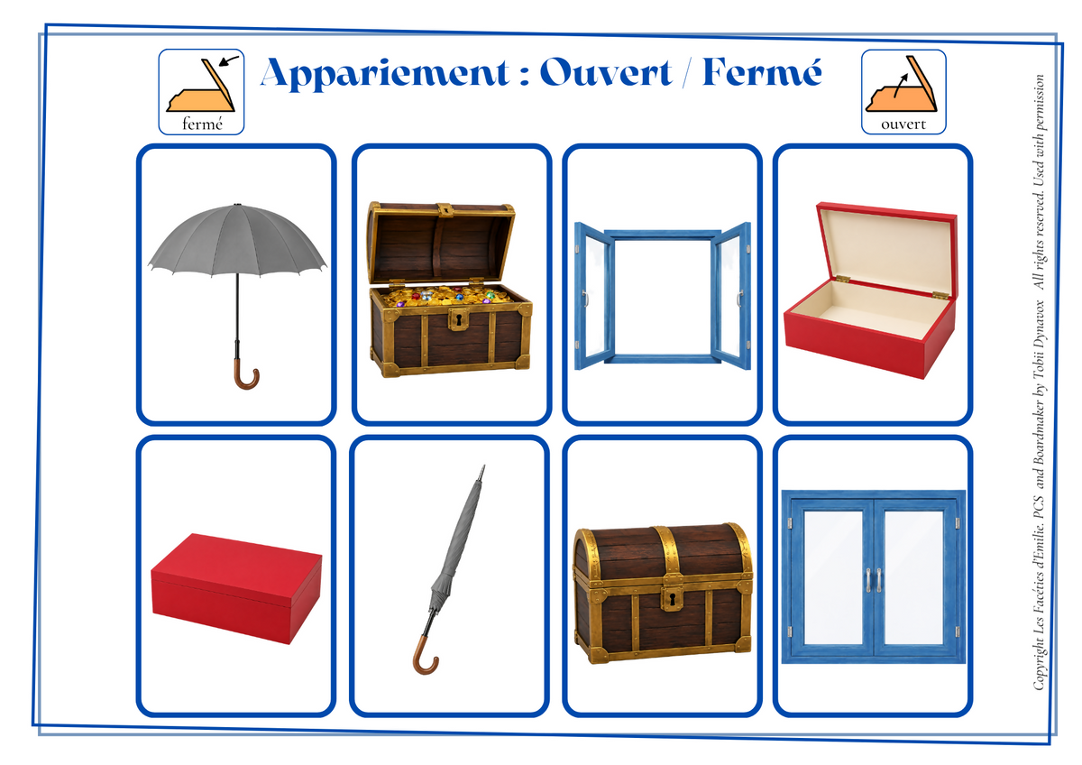 Mémory et Loto des Adjectifs