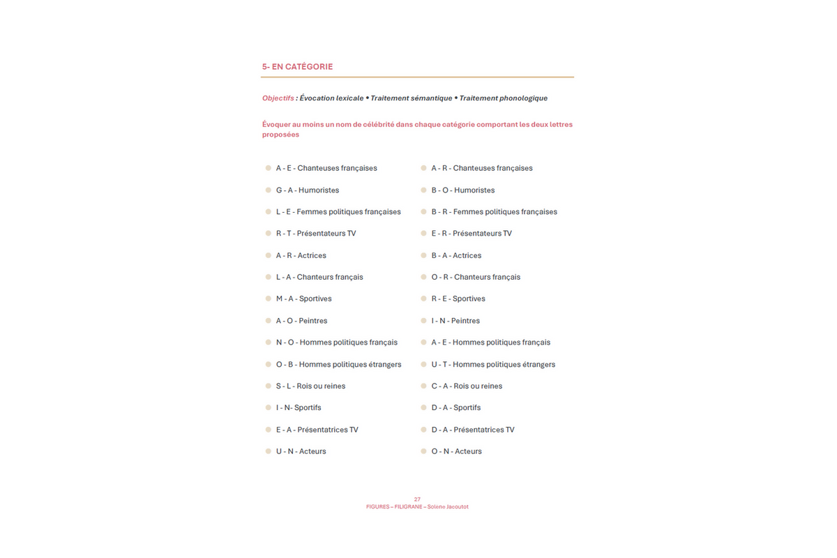 FIGURES - Fiche gratuite