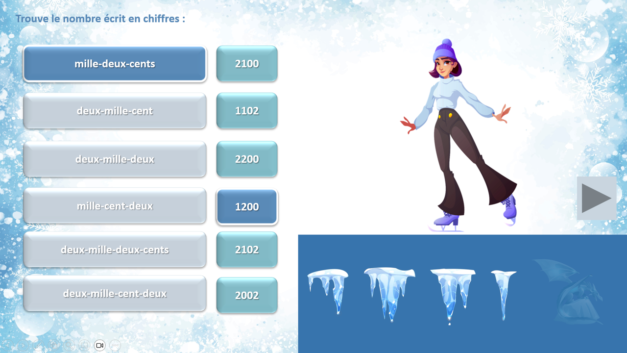 ⛸️ Glisse avec les nombres