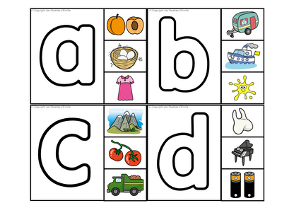 Carte à Pince discrimination du son initial d&