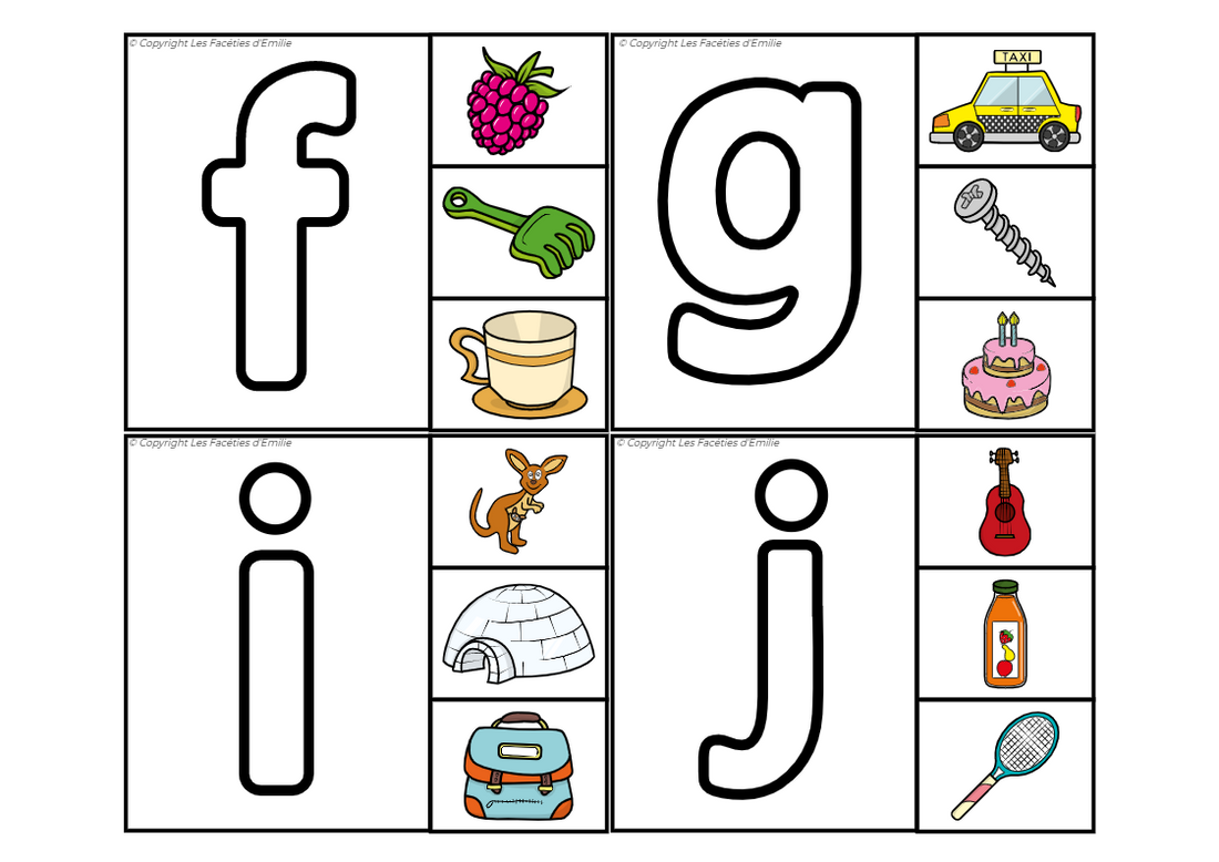 Carte à Pince discrimination du son initial d&