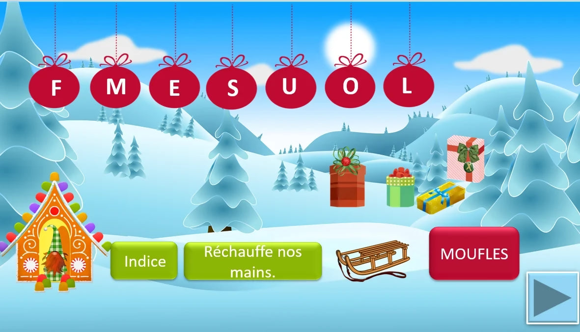 Décorons le sapin (anagrammes)