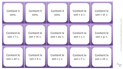 Bingo glacé des sons
