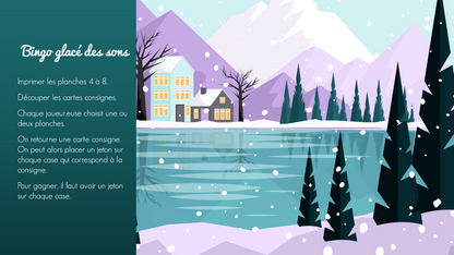 Bingo glacé des sons