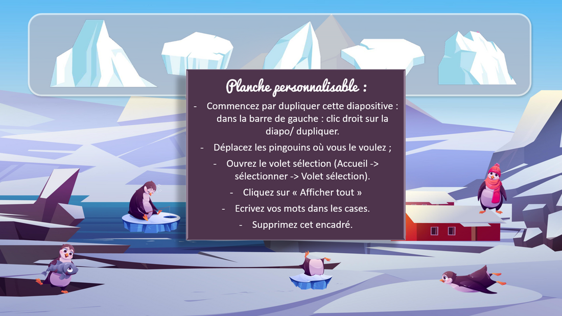 Cache-cache banquise