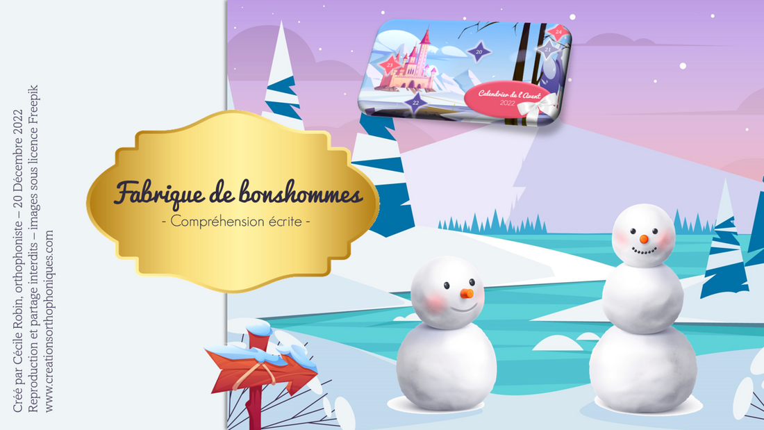 Fabrique de bonshommes de neige