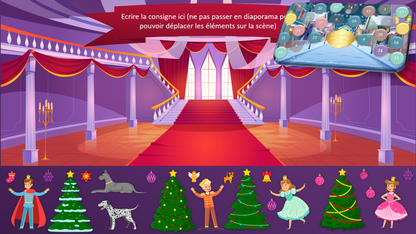 Noël au château - Scènes à compléter