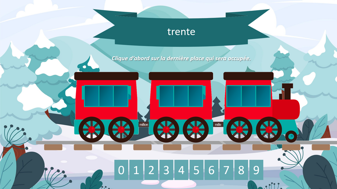 Le train des nombres