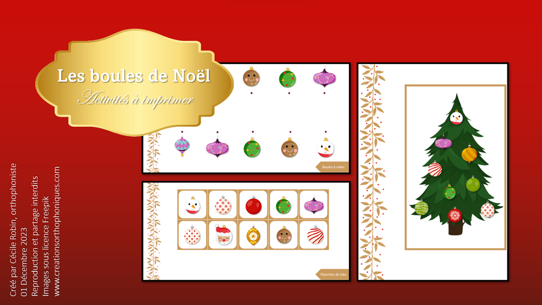 Les boules de Noël