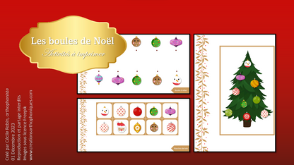 Les boules de Noël