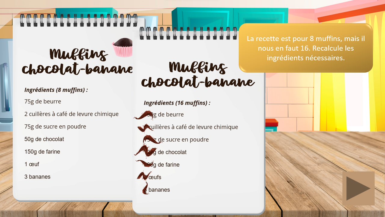Préparons des muffins