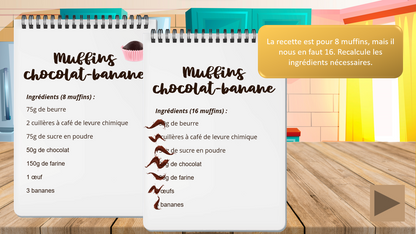 Préparons des muffins