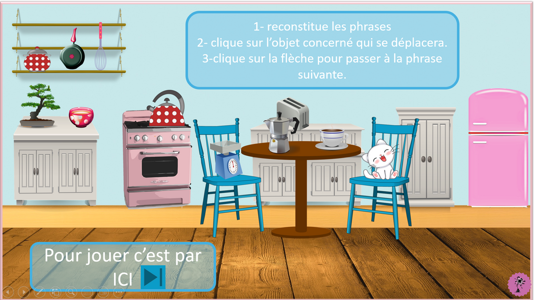 1 phrase en ordre