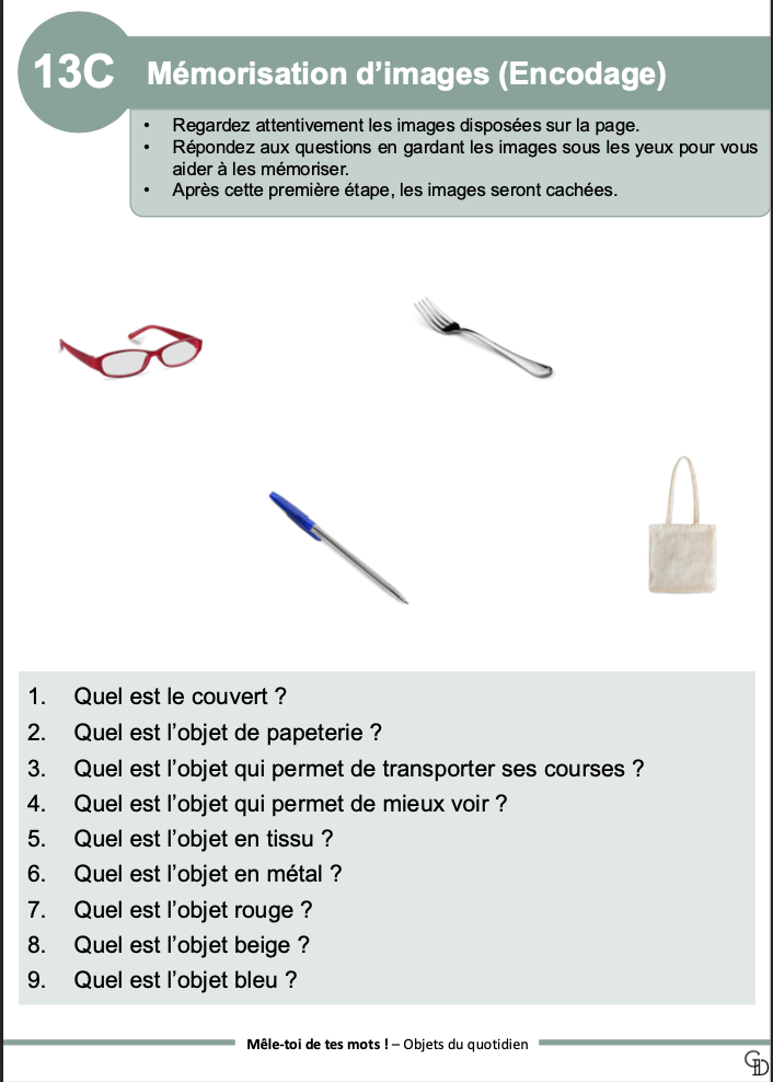 [ÉCHANTILLON OFFERT] Mêle-toi de tes mots ! — Objets du quotidien