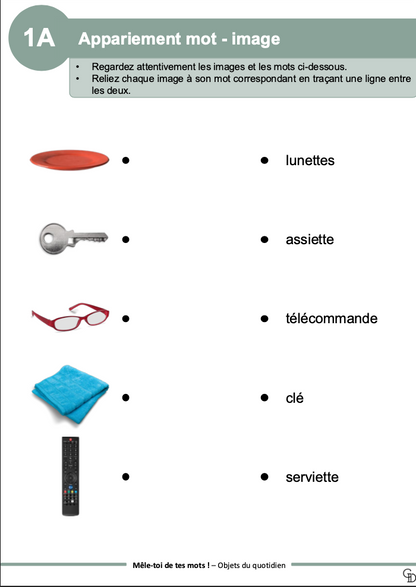 [ÉCHANTILLON OFFERT] Mêle-toi de tes mots ! — Objets du quotidien