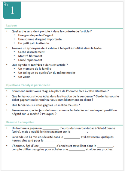Presse &amp; Compréhension