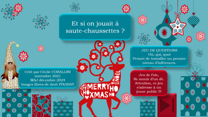 Jouons à saute-chaussettes ( jeu de plateau/devinettes/inférences)