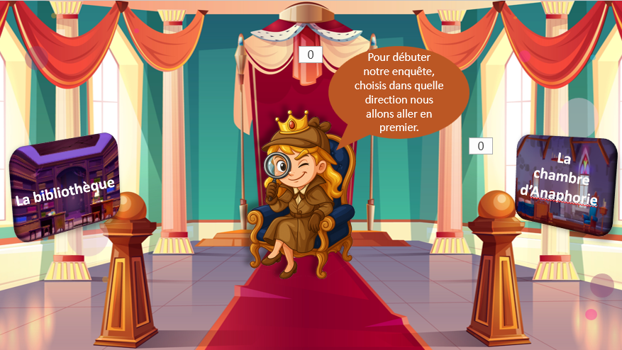 Panique au château - Une enquête au royaume des anaphores