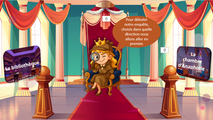 Panique au château - Une enquête au royaume des anaphores