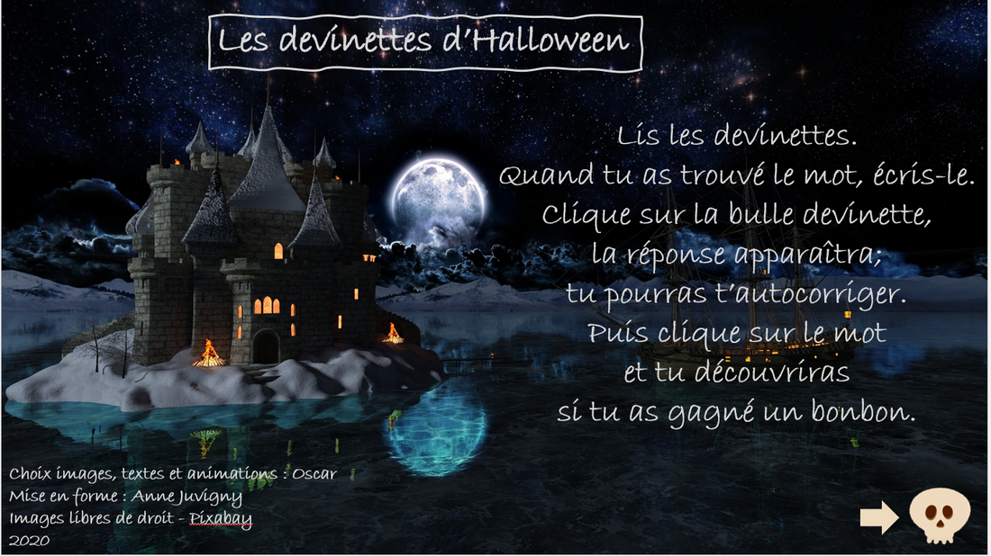 Halloween - devinettes à lire