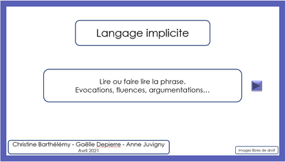 Langage implicite