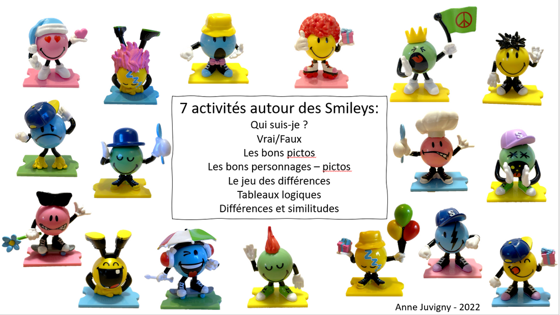 7 activités autour des Smileys
