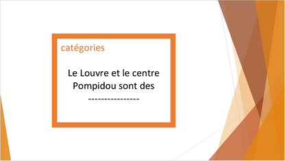 Les cartes catégories sémantiques de Valérie