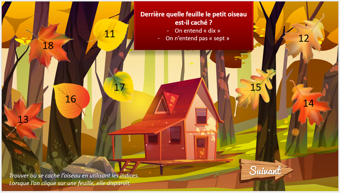 Extension - Où es-tu petit oiseau ?