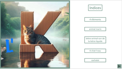 Rébus indicés en 1 image