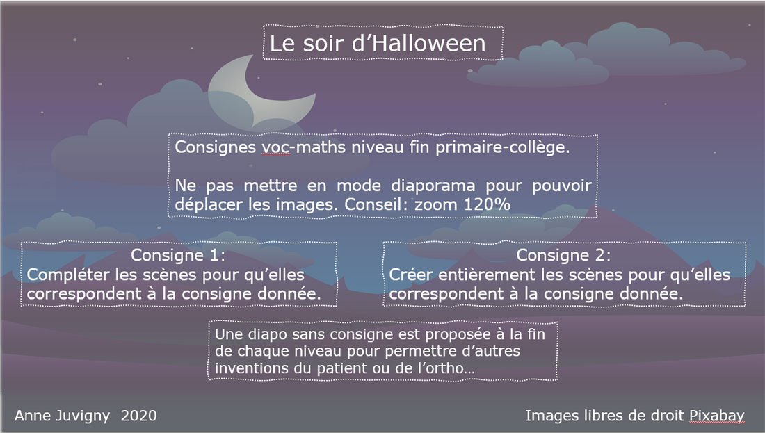 Consignes Halloween - Voc Math