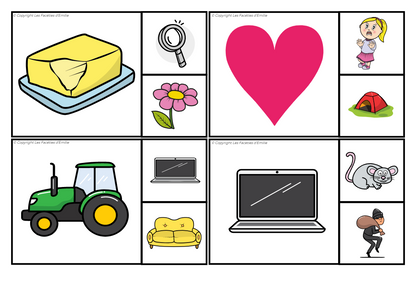 Phonologie : Task Box des Rimes