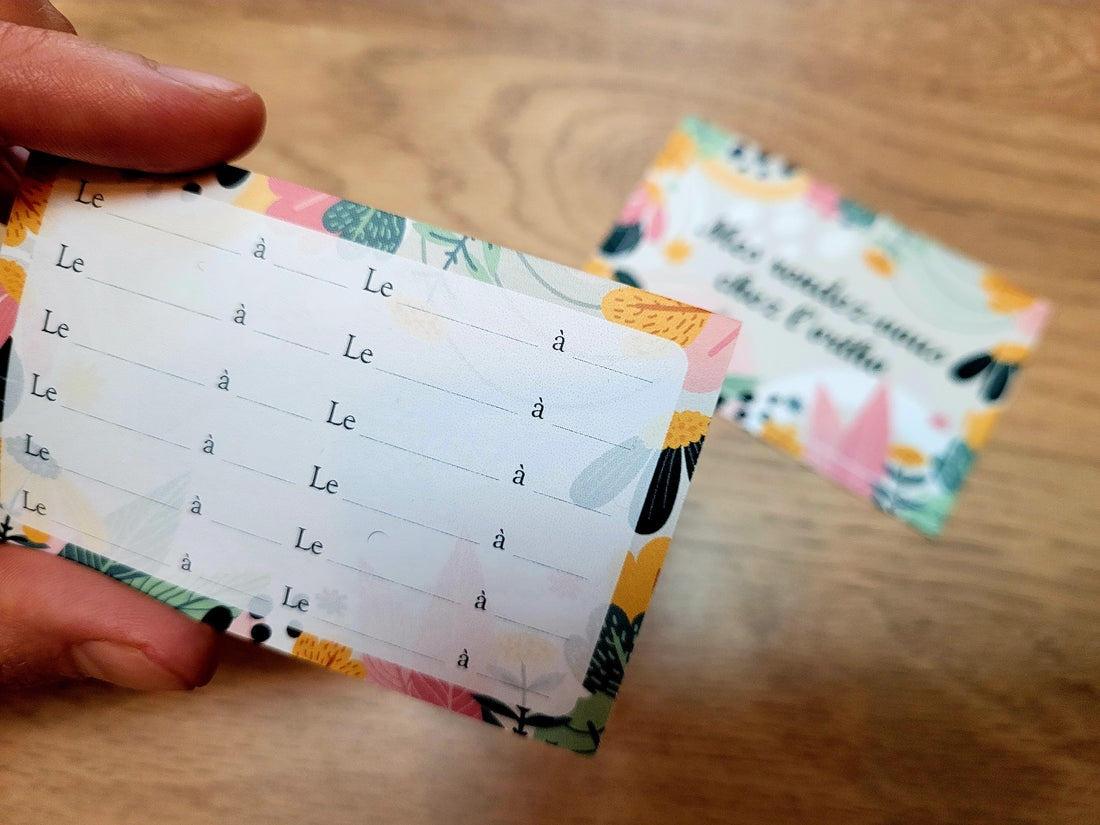 Cartes &quot;Mes rdv chez l&