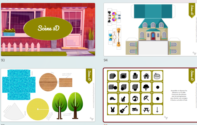 PACK 6 supports Langage oral