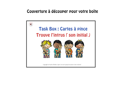 Phonologie et CAA : Cartes à Pince Trouver l&