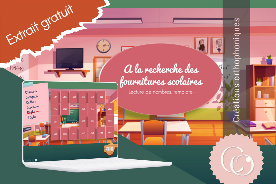 A la recherche des fournitures scolaires - GRATUIT