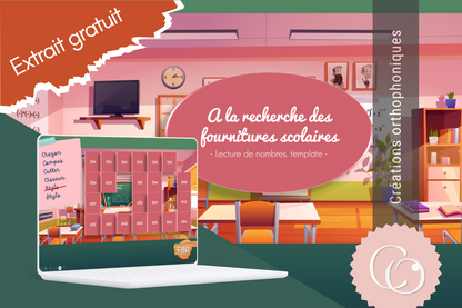 A la recherche des fournitures scolaires - GRATUIT