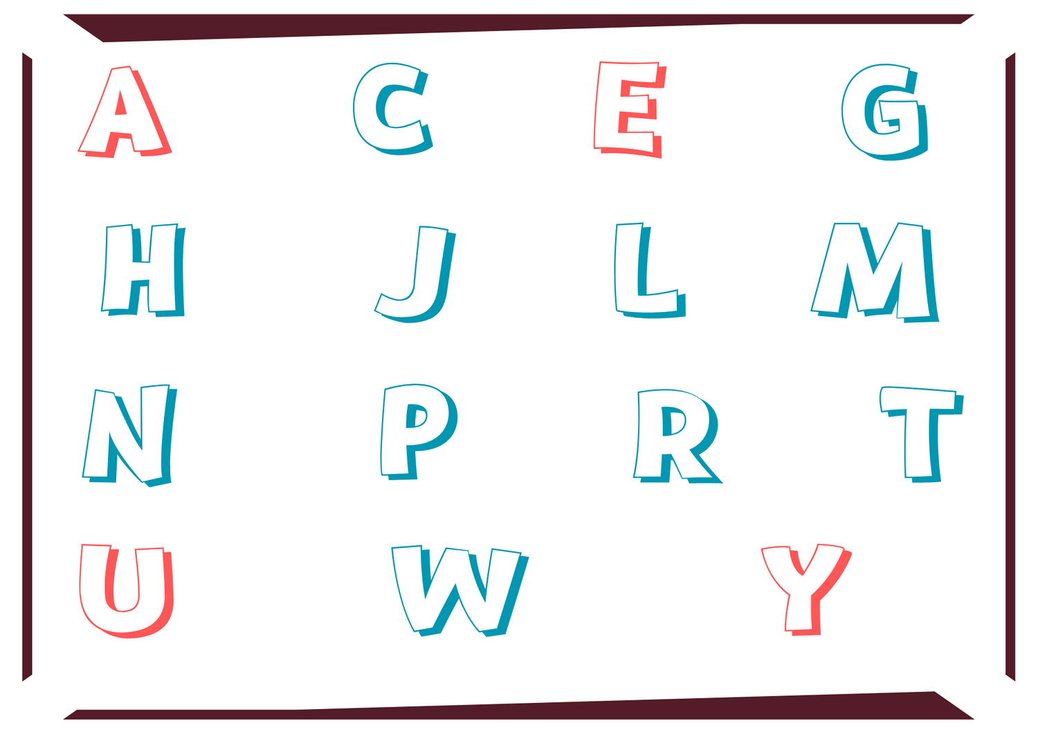 Planches lettres et chiffres pour plateau sensoriel