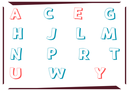 Planches lettres et chiffres pour plateau sensoriel