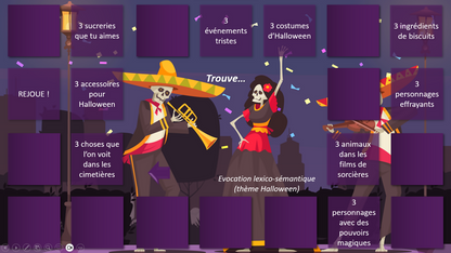 La fête des morts - jeu de l&
