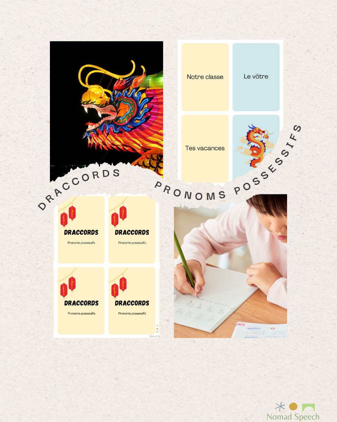 DRACCORDS (pronoms possessifs)