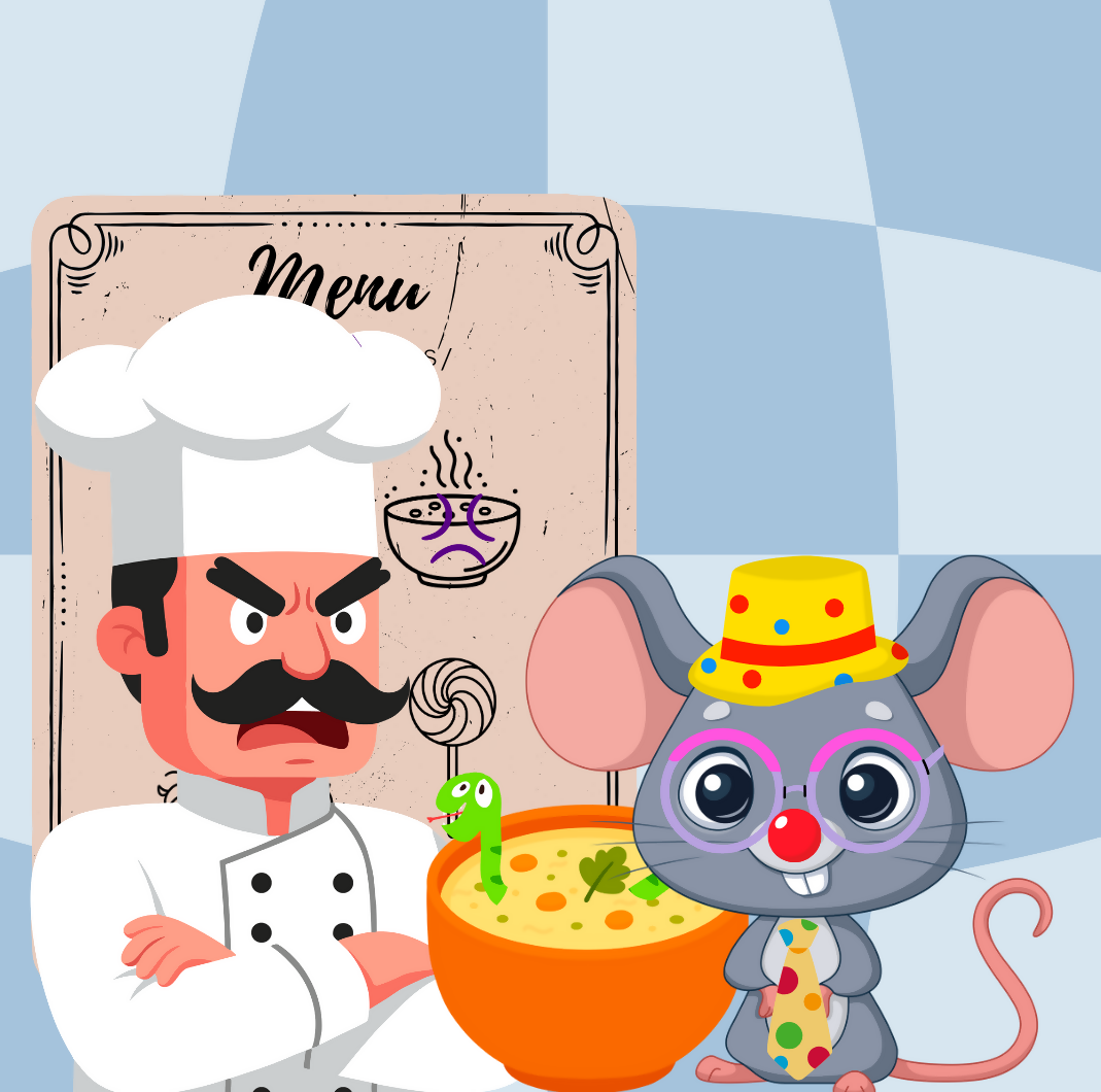 Une souris en cuisine