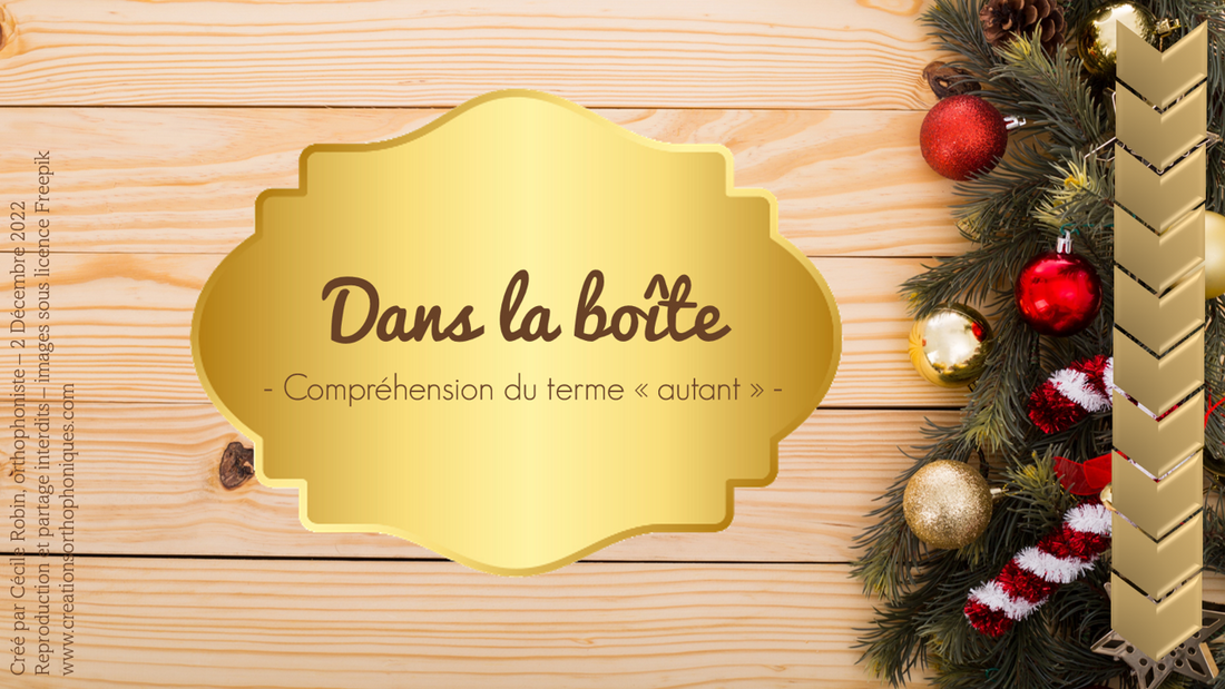 Dans la boîte