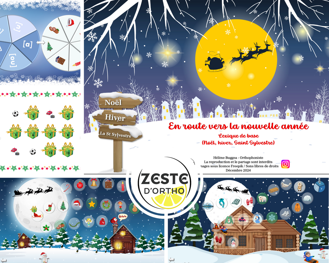 En route vers la nouvelle année (lexique de base autour de Noël, l&