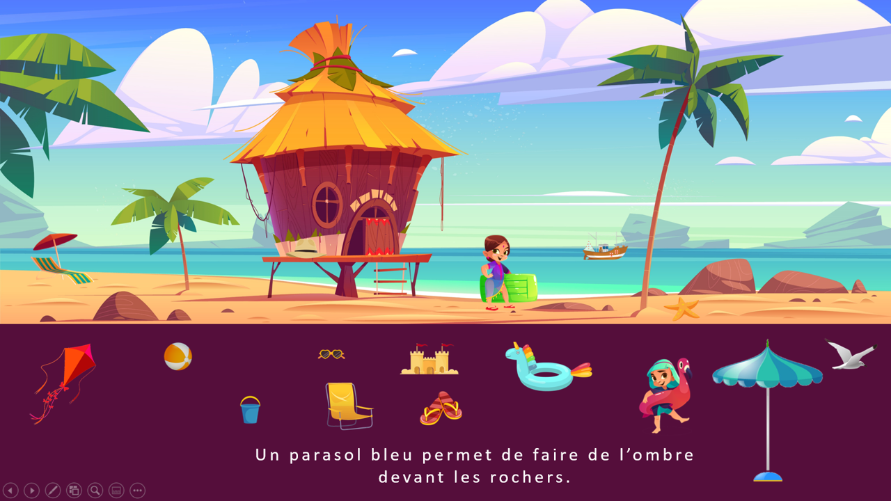 PACK 6 supports Langage oral