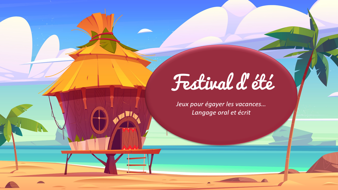 PACK 6 supports Langage oral