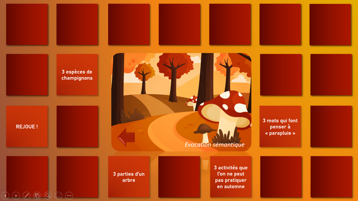 Une balade en forêt - jeu de l&
