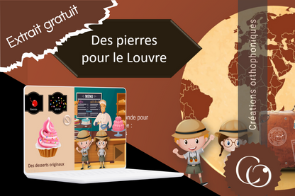 Des Pierres pour le Louvre - extrait gratuit (Fabrique de cupcakes)