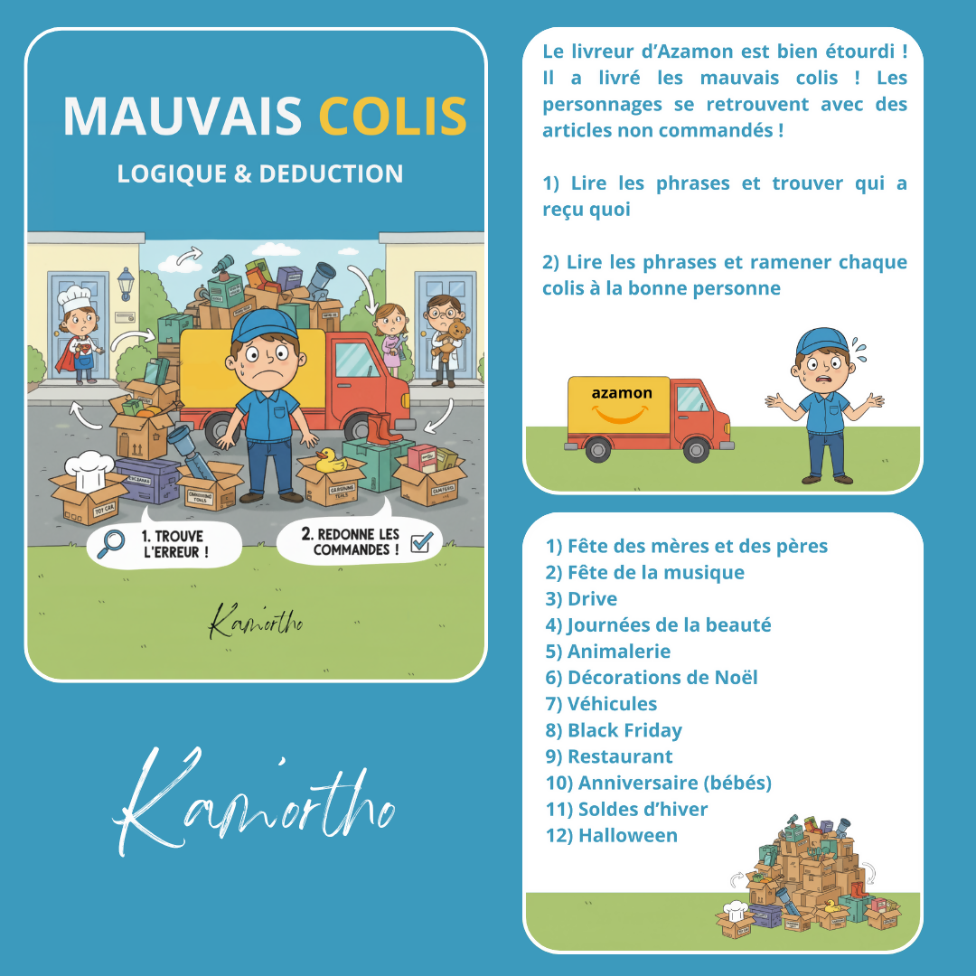 Mauvais colis - Matériel complet