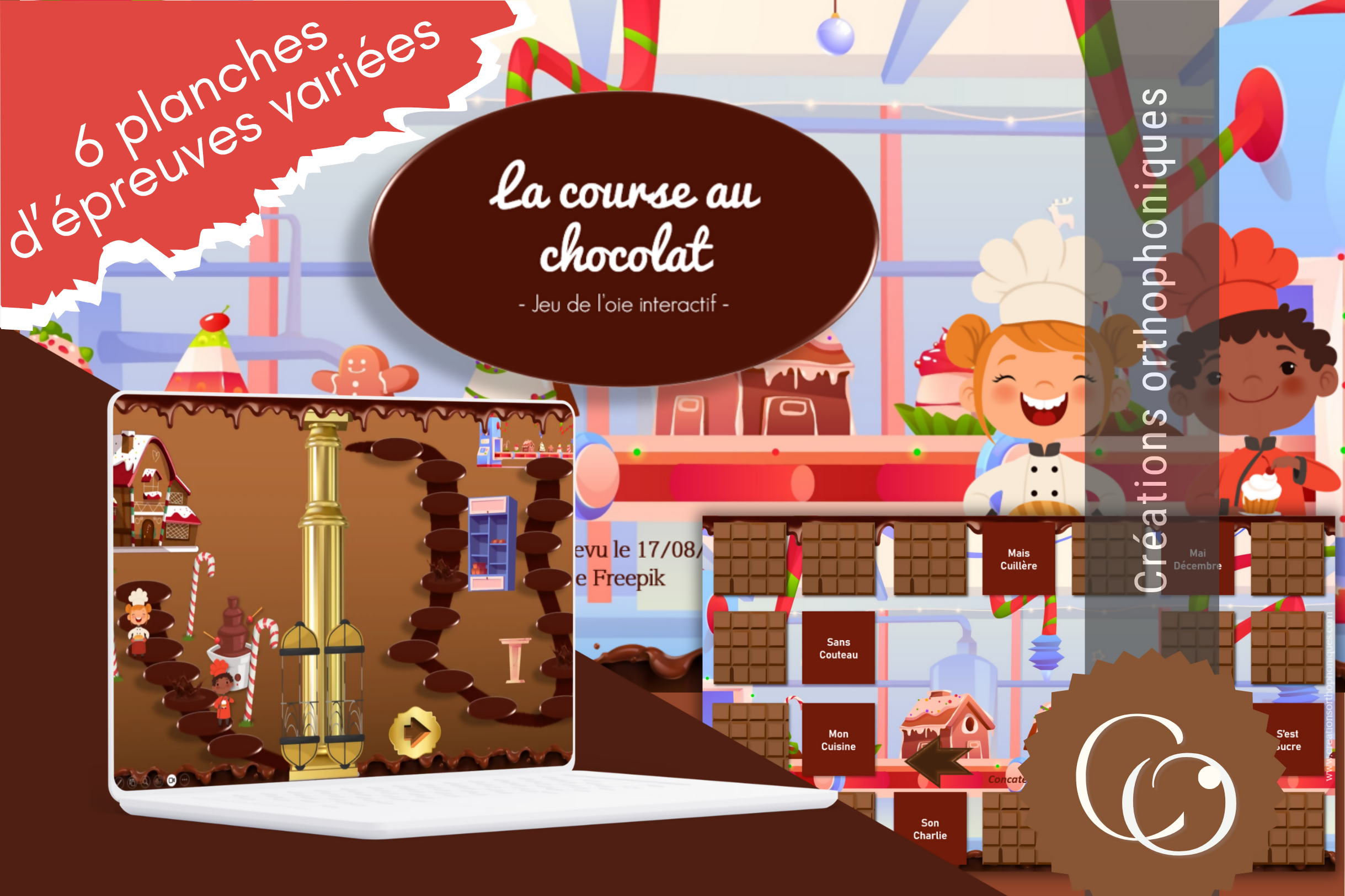 La course au chocolat - jeu de l&